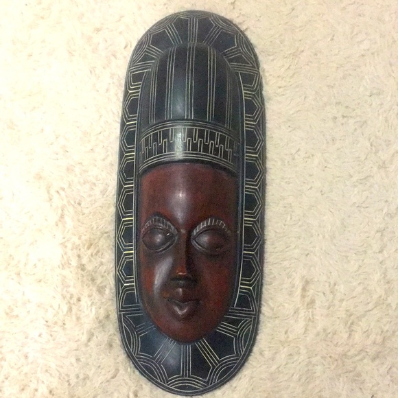 Stunning Resin Amarula Tribal African Mask - Picture 10 of 12